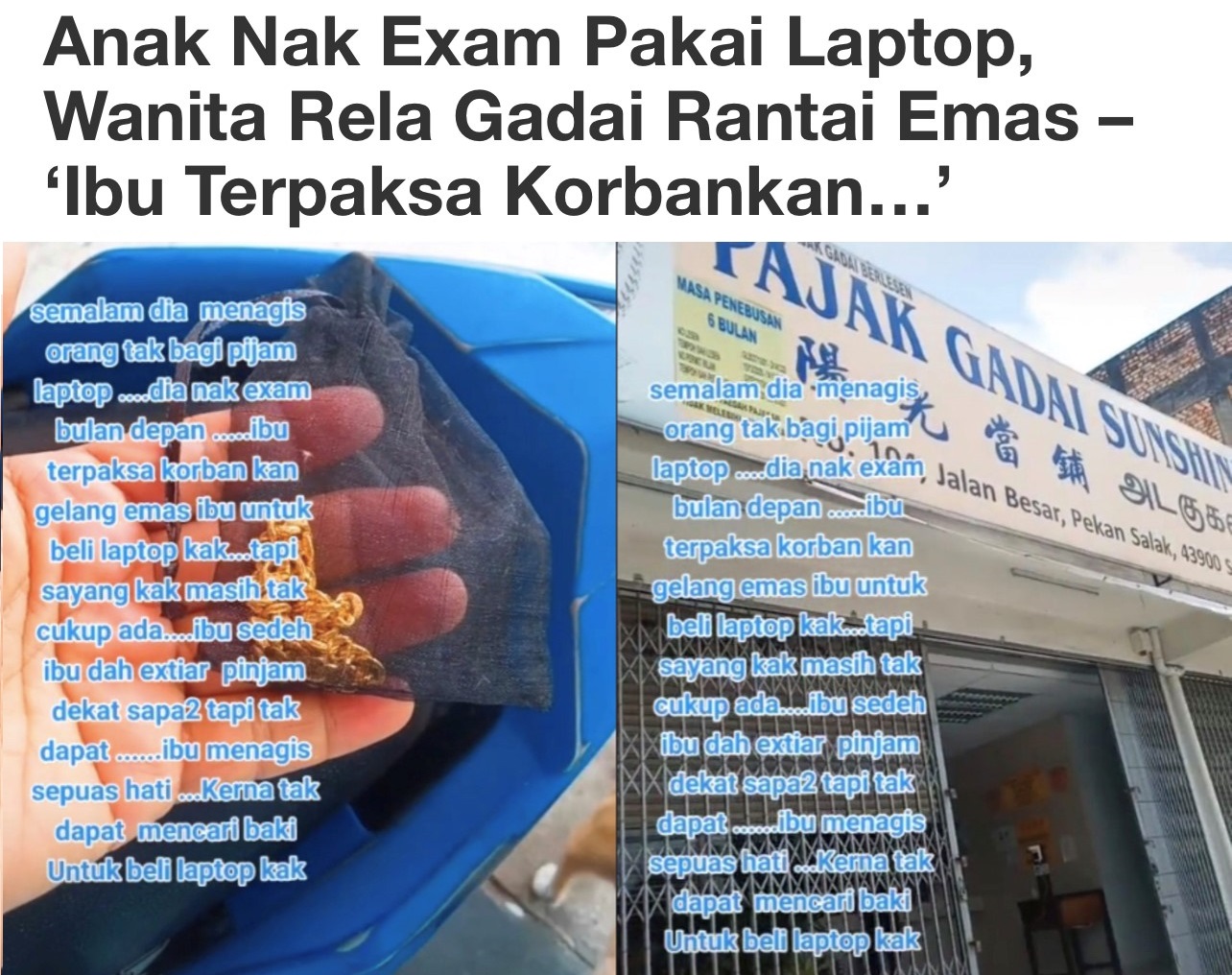 Simpanan emas untuk masa depan anak