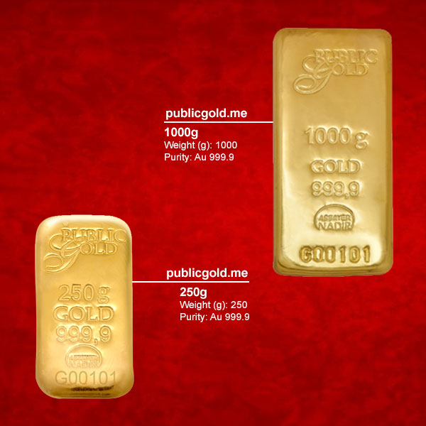 Gold bar besar Public Gold
