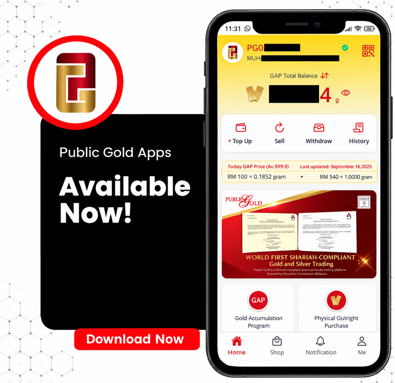 Download Aplikasi Public Gold