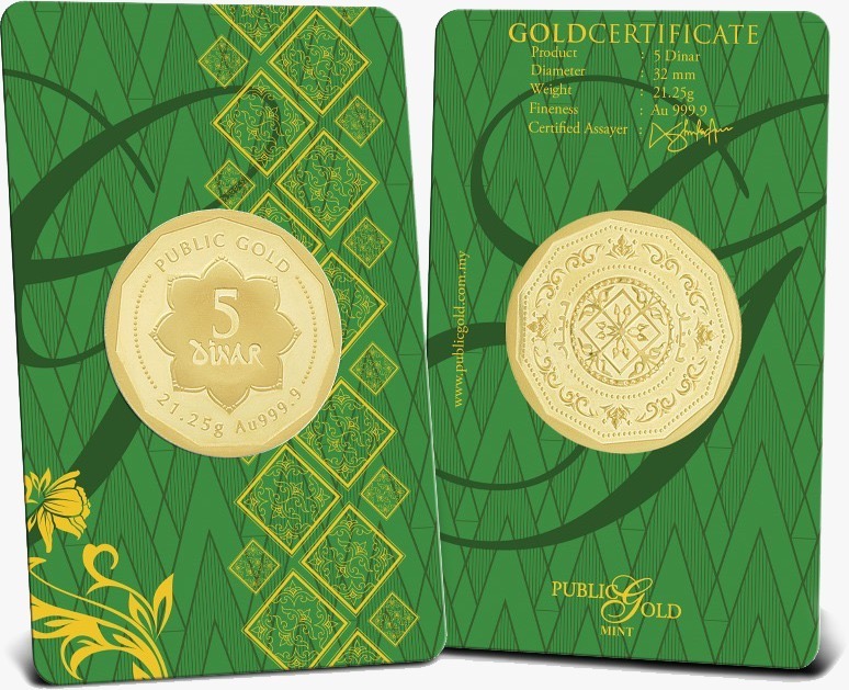5 Dinar 24k